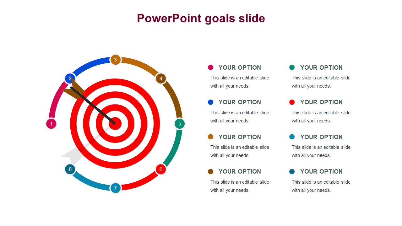 powerpoint goals slide